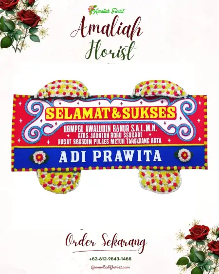 Papan Bunga Ucapan Selamat Gedok Wetan
